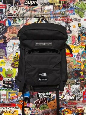 SS16 Supreme The North Face TNF Steep Tech Backpack Black